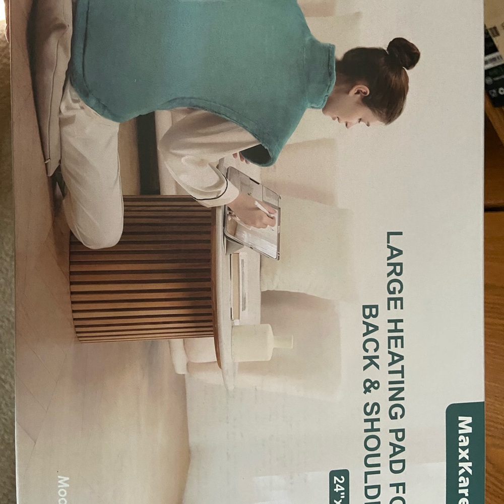 Large Heating Pad for Back & Shoulders - Green